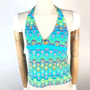 💕Angel Beach Girl's Blue Green Tankini Top  Swimsuit